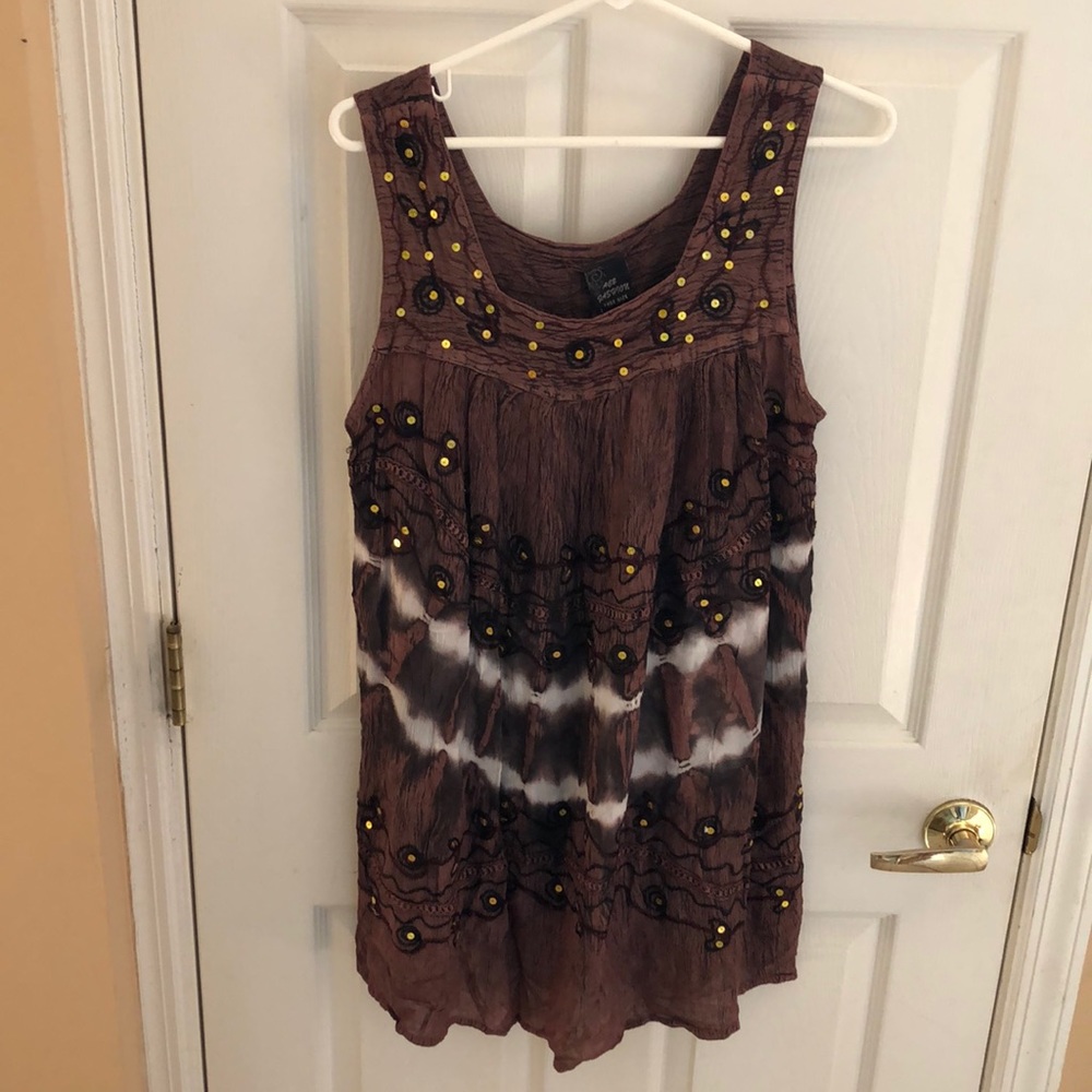 Ace Fashion Boho Chic Top Tunic Sz Medium NWT brand new!
